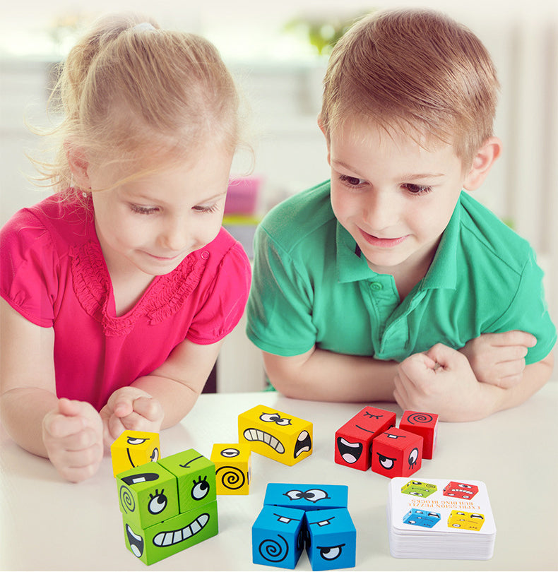 Cubes de Construction avec Changement d’Expression / RubiksVitesse