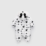 Combinaison enfant - doudoune panda étoilé