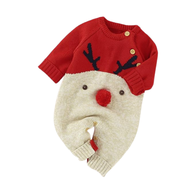 Combinaison Hiver Noël Bébé Laine