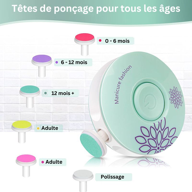 Lime à ongles bébé électrique | BabyNails