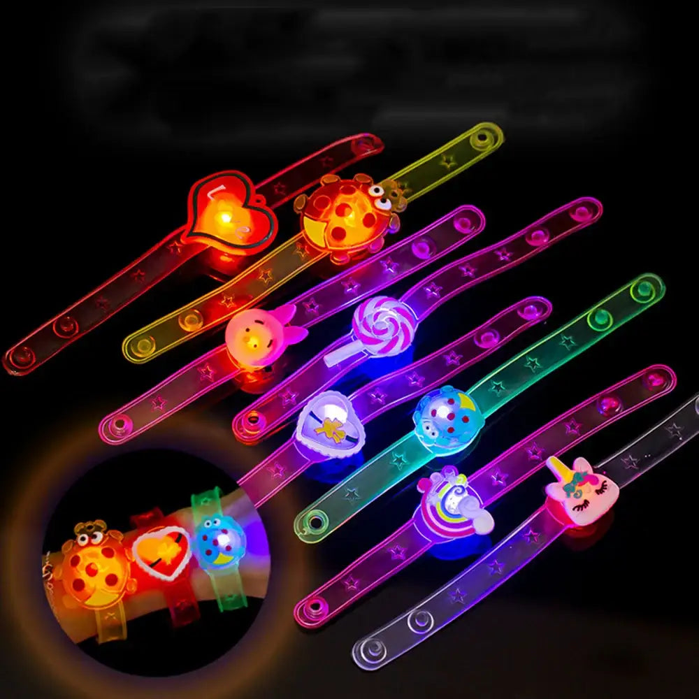 12 Bracelets Halloween LED Lumineuses