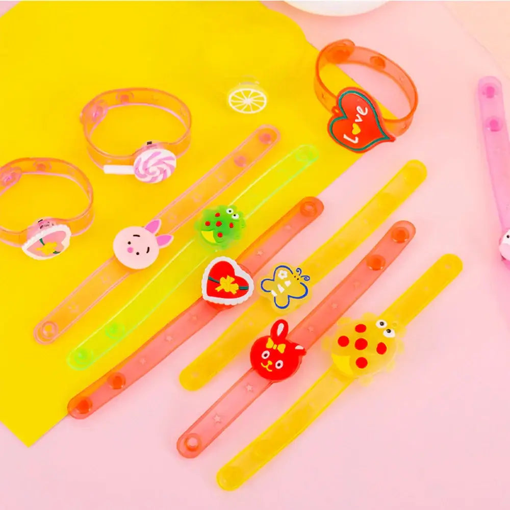 12 Bracelets Halloween LED Lumineuses