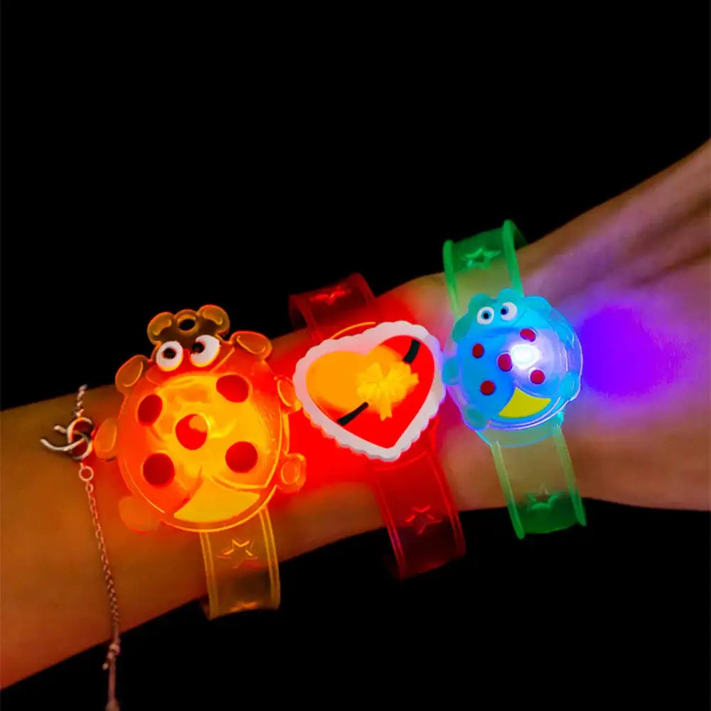 12 Bracelets Halloween LED Lumineuses