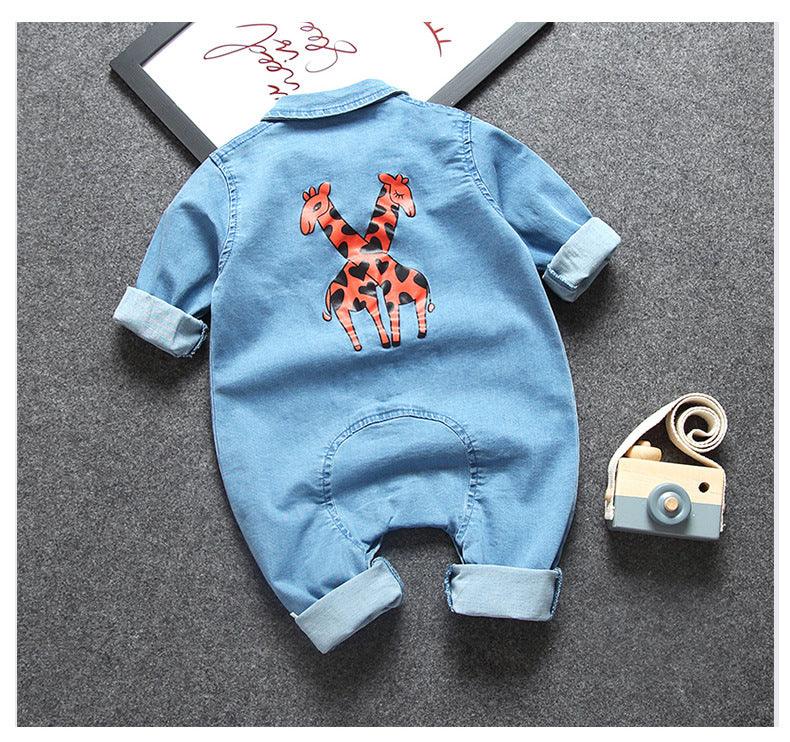 Combinaison en jean pour bébé