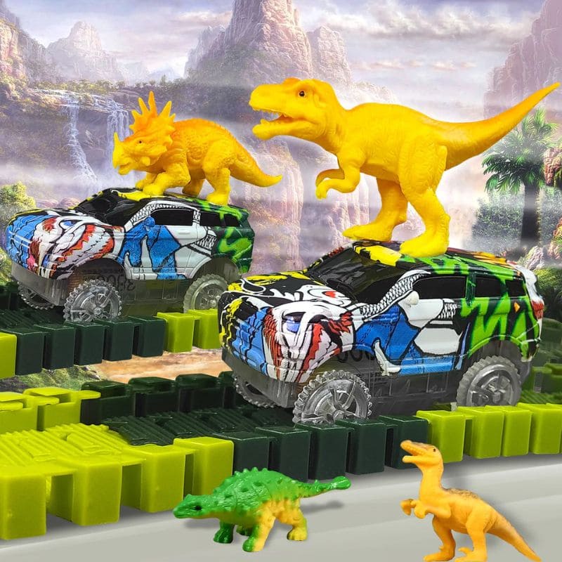 Circuit voiture dinosaure | DinoRace