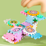 Jeu de construction engrenage éducatif - Bloc de construction - ImagineBlock Wonderland
