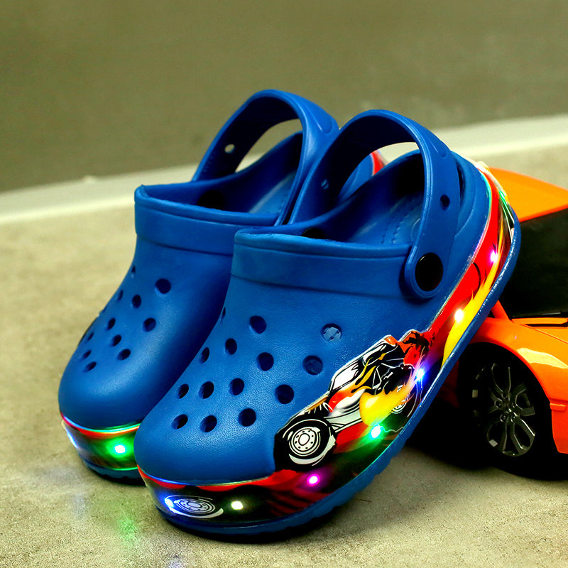 SparkyCrocs - les sandales crocs enfant lumineuses