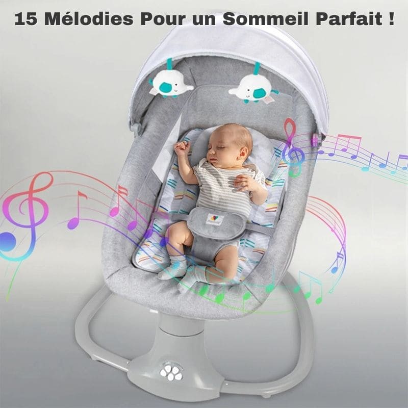 Balancelle Bébé Électrique - Polyvalence et Confort | CoconSwing