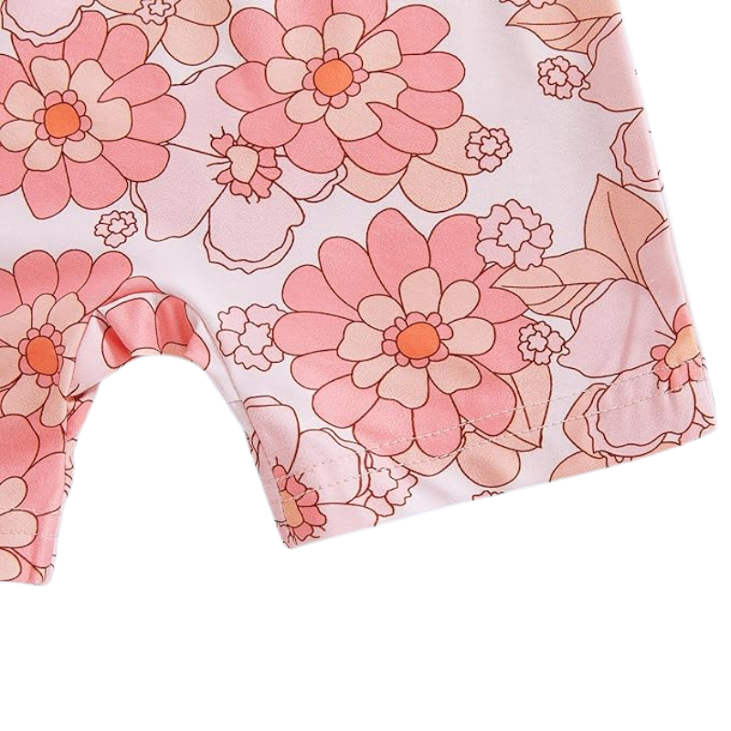 Baby Girl Swimsuit with Cap - Lindsay
