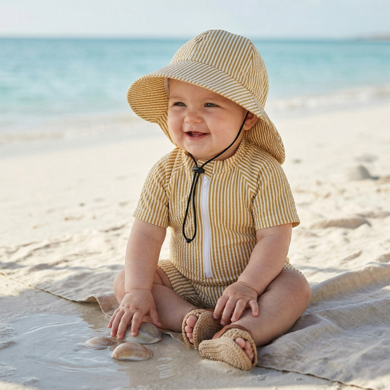 Maillot de Bain Bébé avec Casquette - Watson