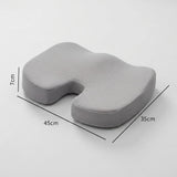 Coussin d'assise ergonomique en mousse à mémoire de forme