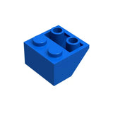 20 Pieces briques de construction 2x2 Pente inversee