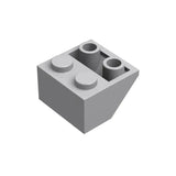 20 Pieces briques de construction 2x2 Pente inversee