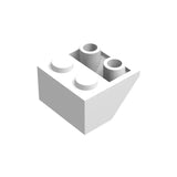 20 Pieces briques de construction 2x2 Pente inversee