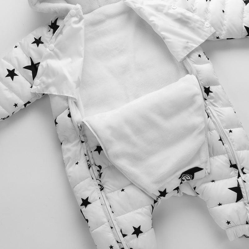 Combinaison enfant - doudoune panda étoilé