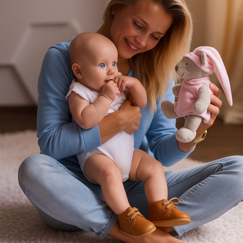 Chaussures en Cuir pour Bébé