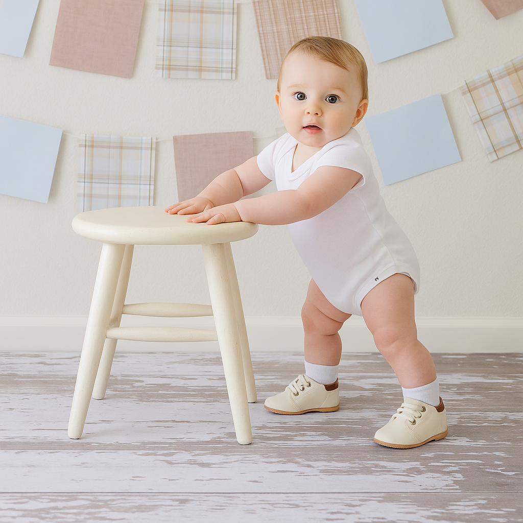 Chaussure bebe en cuir solide | CozyWalk