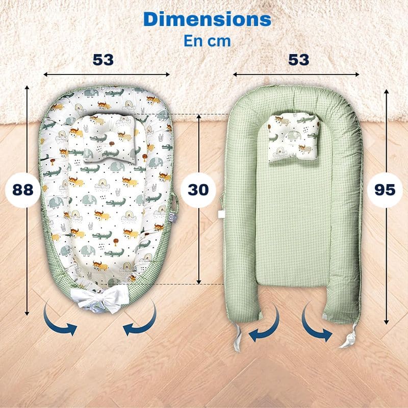 Réducteur de Lit Bébé - Sécurité et Confort | DreamCocoon