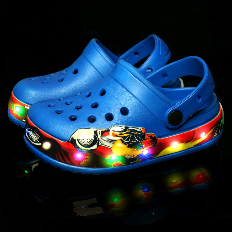 SparkyCrocs - les sandales crocs enfant lumineuses