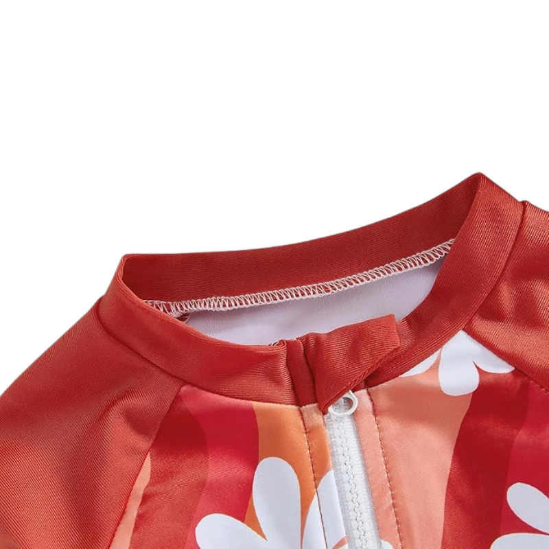 Baby Girl Swimsuit with Cap - Lindsay
