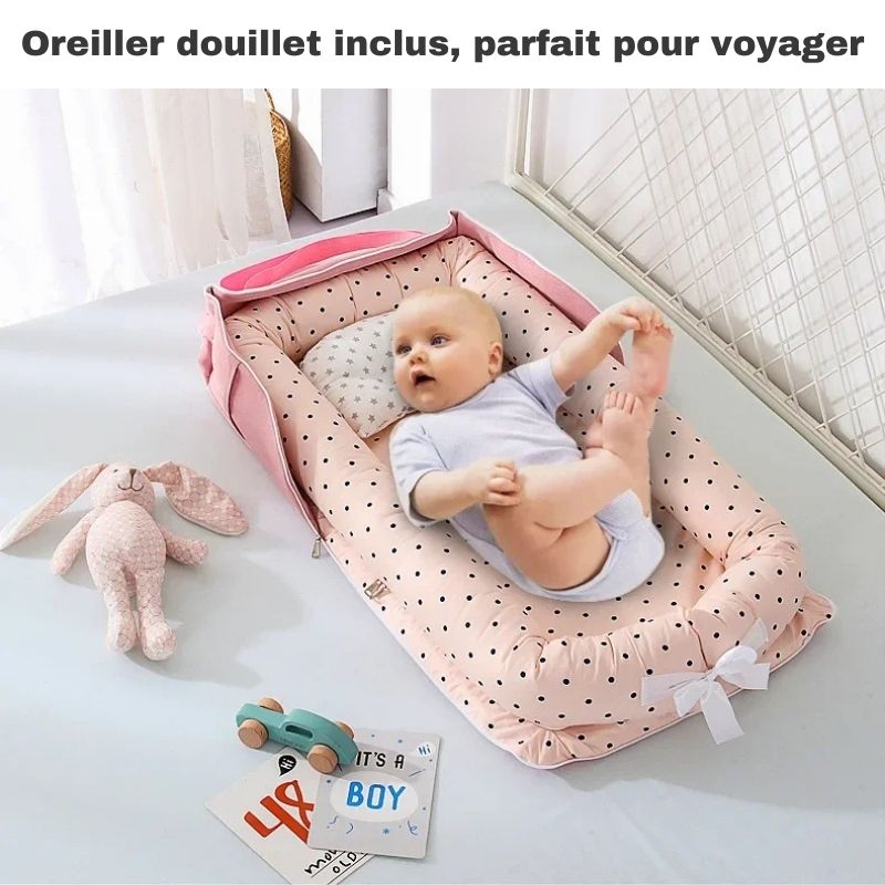 Réducteur de Lit Bébé - Berceau de Voyage | FlexiNest
