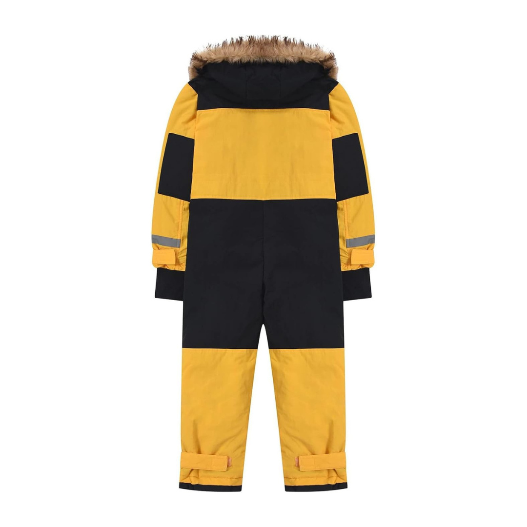 Combinaison de Ski Enfant avec Capuche Fourrure - Snowboo