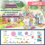 Jeu de construction engrenage éducatif - Bloc de construction - ImagineBlock Wonderland