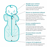 Gigoteuse d'emmaillotage bébé