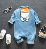 Combinaison en jean pour bébé