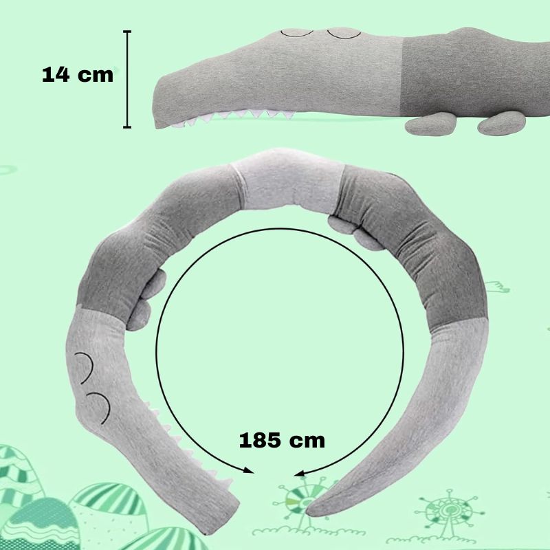 Tour de lit bébé crocodile | Crocododo