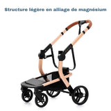 Poussette Bébé 3 en 1 en cuir PU | RoyalRide