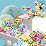 Jeu de construction engrenage éducatif - Bloc de construction - ImagineBlock Wonderland