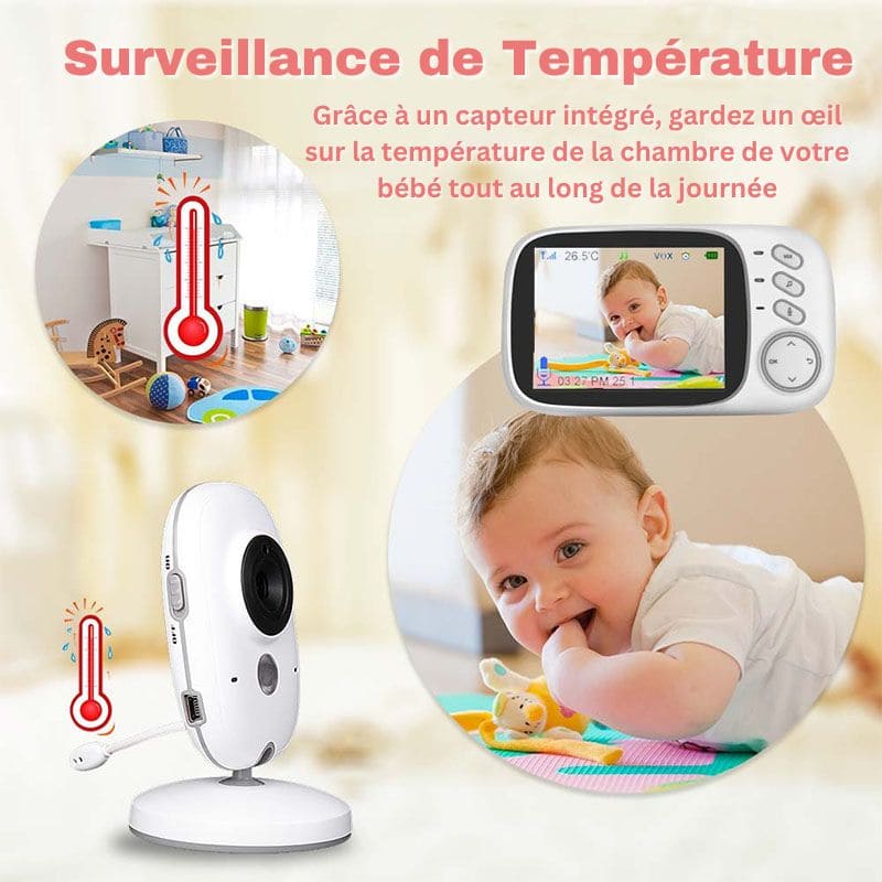 Babyphone caméra longue portée | SafeWatch