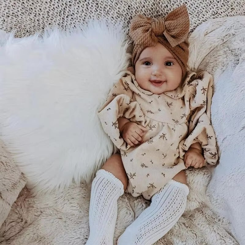 Turban Bébé Fille Noeud - Lot de 2