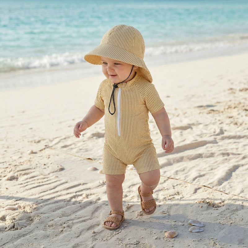 Maillot de Bain Bébé avec Casquette - Watson