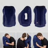 Oreiller de voyage gonflable en PVC