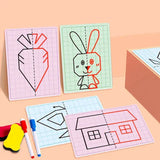 69 dessins symétriques grille pour enfants
