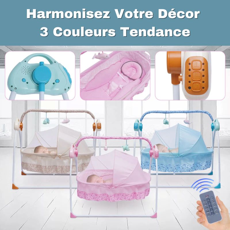 Berceau Bébé Électrique - Confort et Modernité | CalmNest
