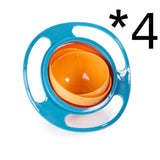 Bol Twirlie-Tots 360° Anti-Renversement Gyro (Récipient à Snacks Défiant la Gravité)