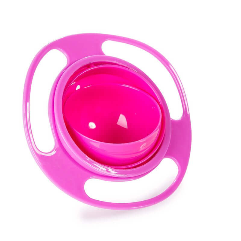 Bol Twirlie-Tots 360° Anti-Renversement Gyro (Récipient à Snacks Défiant la Gravité)