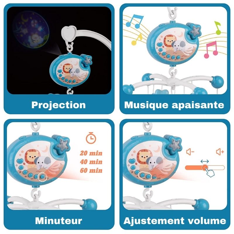 Mobile bébé musical et lumineux |  BabyShine