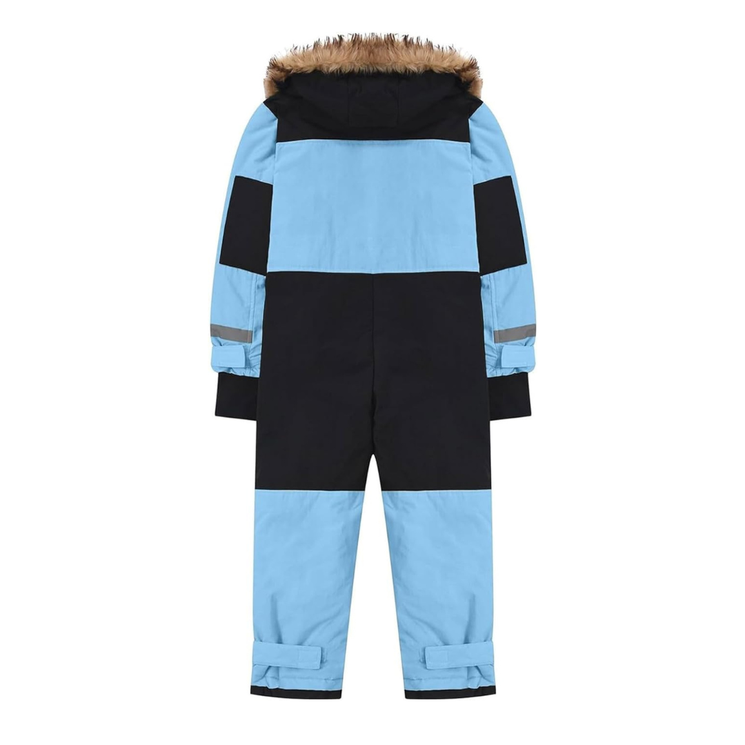 Combinaison de Ski Enfant avec Capuche Fourrure - Snowboo