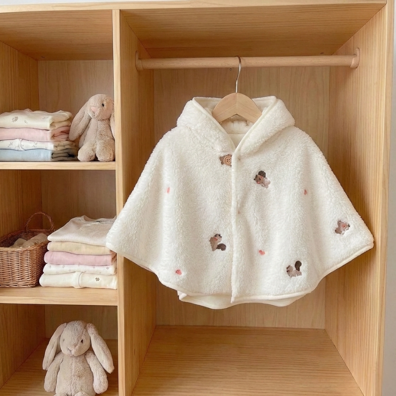 Manteau Cape Polaire Porte-Bébé
