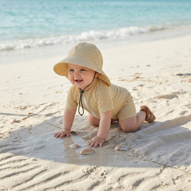 Maillot de Bain Bébé avec Casquette - Watson
