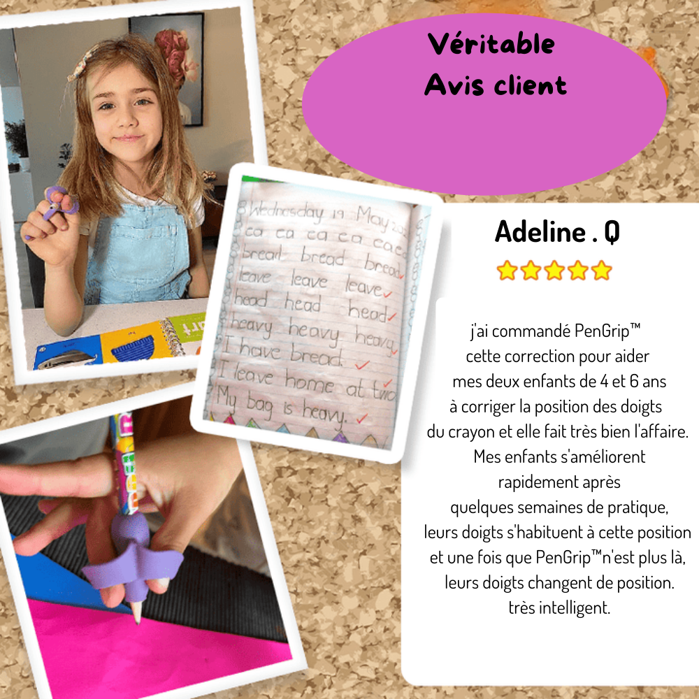 PenGrip - Aide Porte Crayon- Correcteur et apprentissage de l'écriture