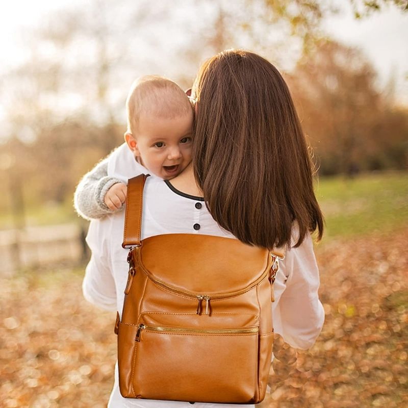 Sac à langer en cuir | Luxuria