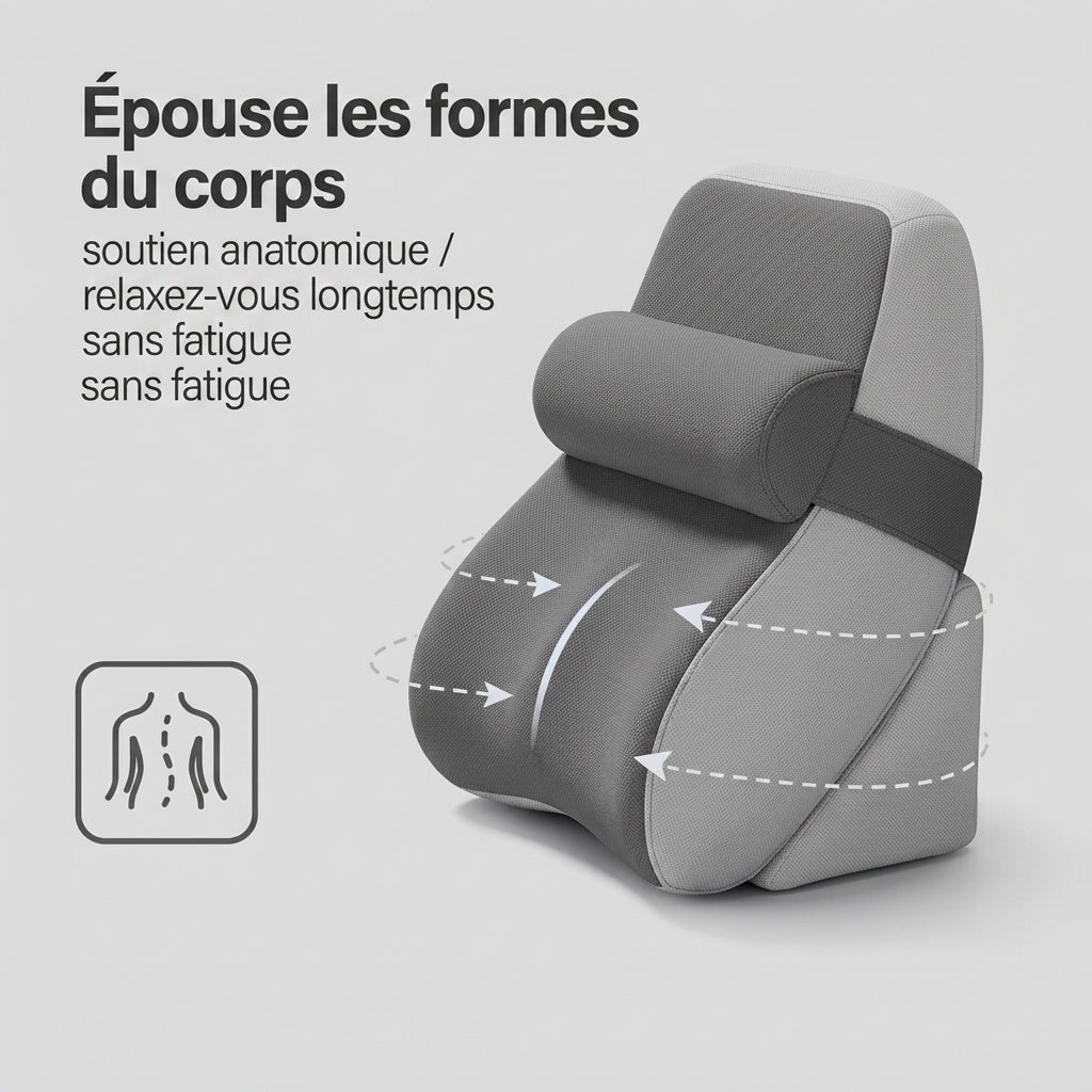 Coussin de lecture ergonomique