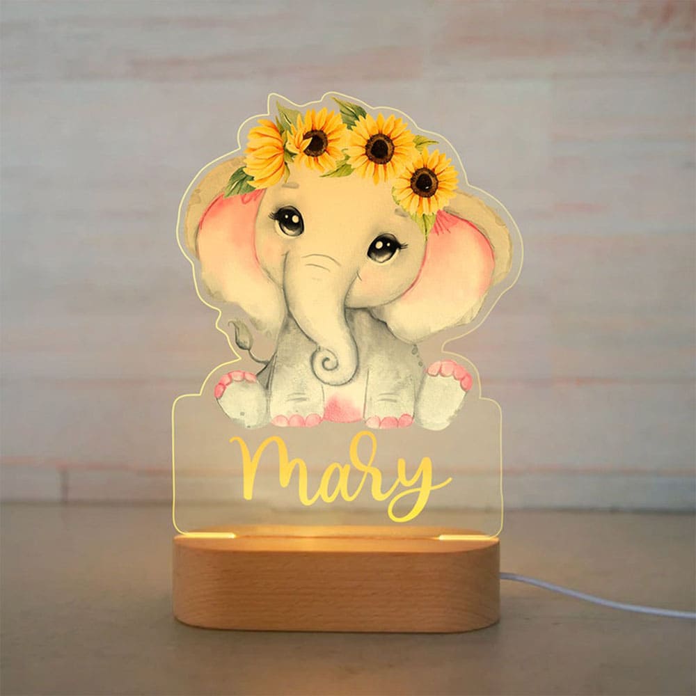 Veilleuse bébé personnalisée | LumiPhant