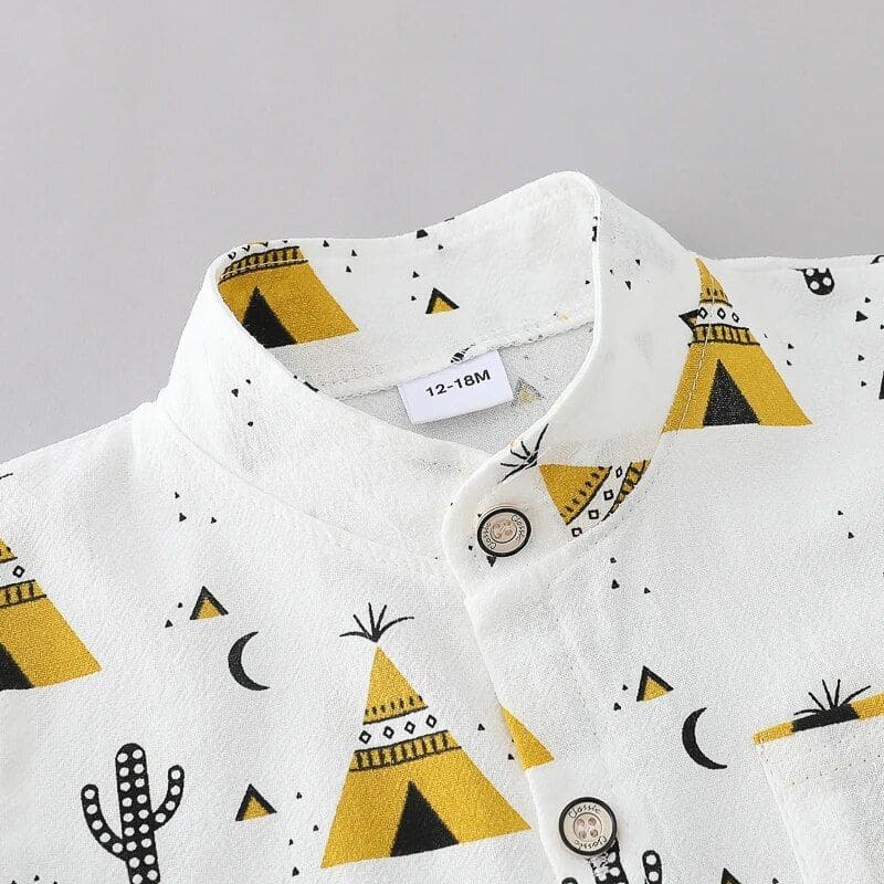 Ensemble pour bébé garçon - Chemise et Short | TippiSet