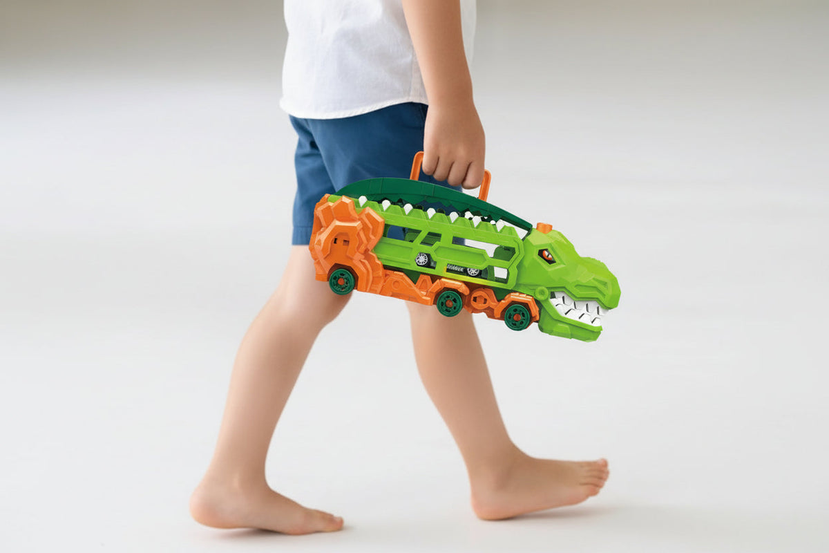 Camion Dinosaure 3‑en‑1 – Transport et Rampe